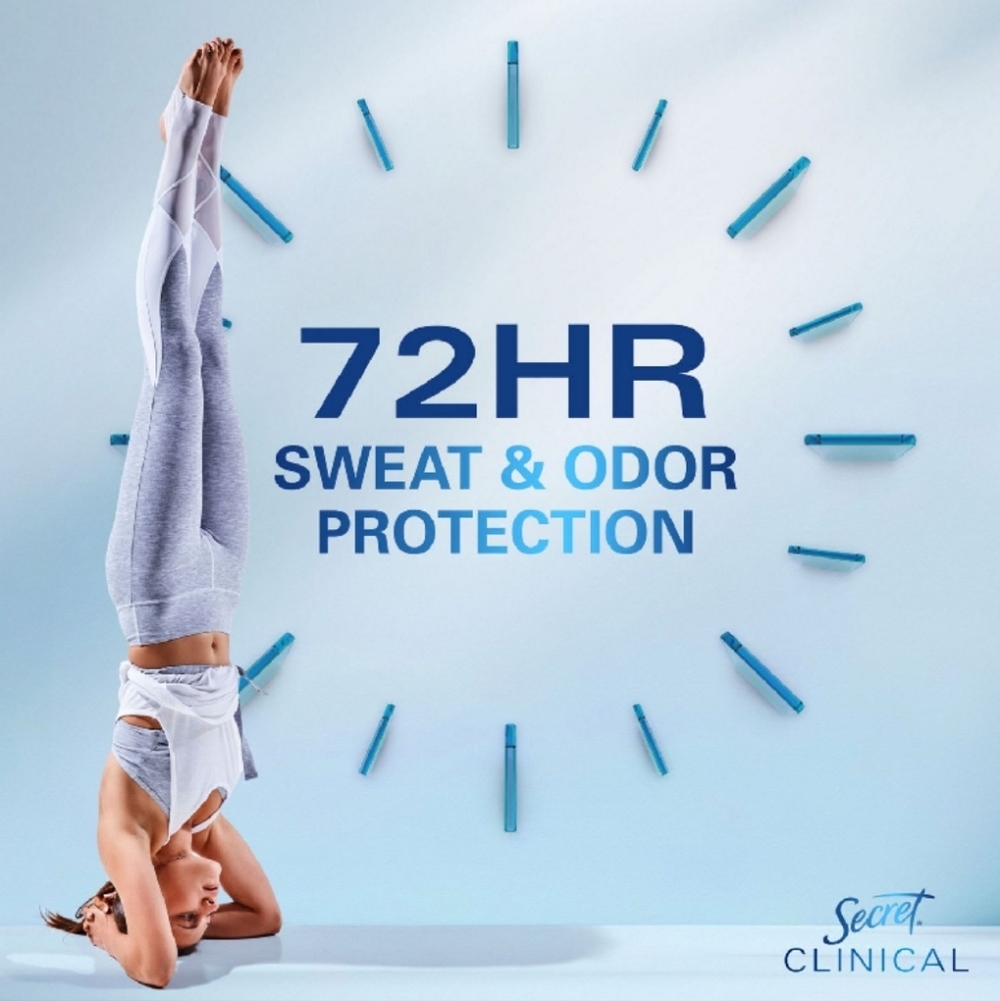 🐢2/$15 Secret Clinical Strength Clear Gel Deodorant Stick Completely Clean - Picture 10 of 16